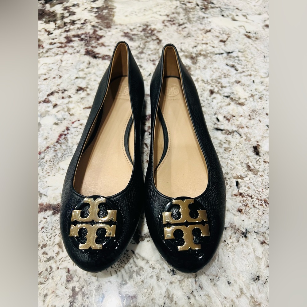 Tory Burch Minnie Travel Ballet flat 9.5 black new without box